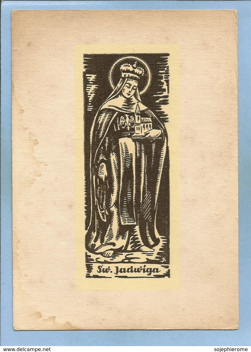 Sw. Jadwiga Slaska (Andechsie Andechs 1178-1180 - Trzebnica (Trebnitz) 1243) 2 Scans St. Hedwig Ste Edwige - Poland