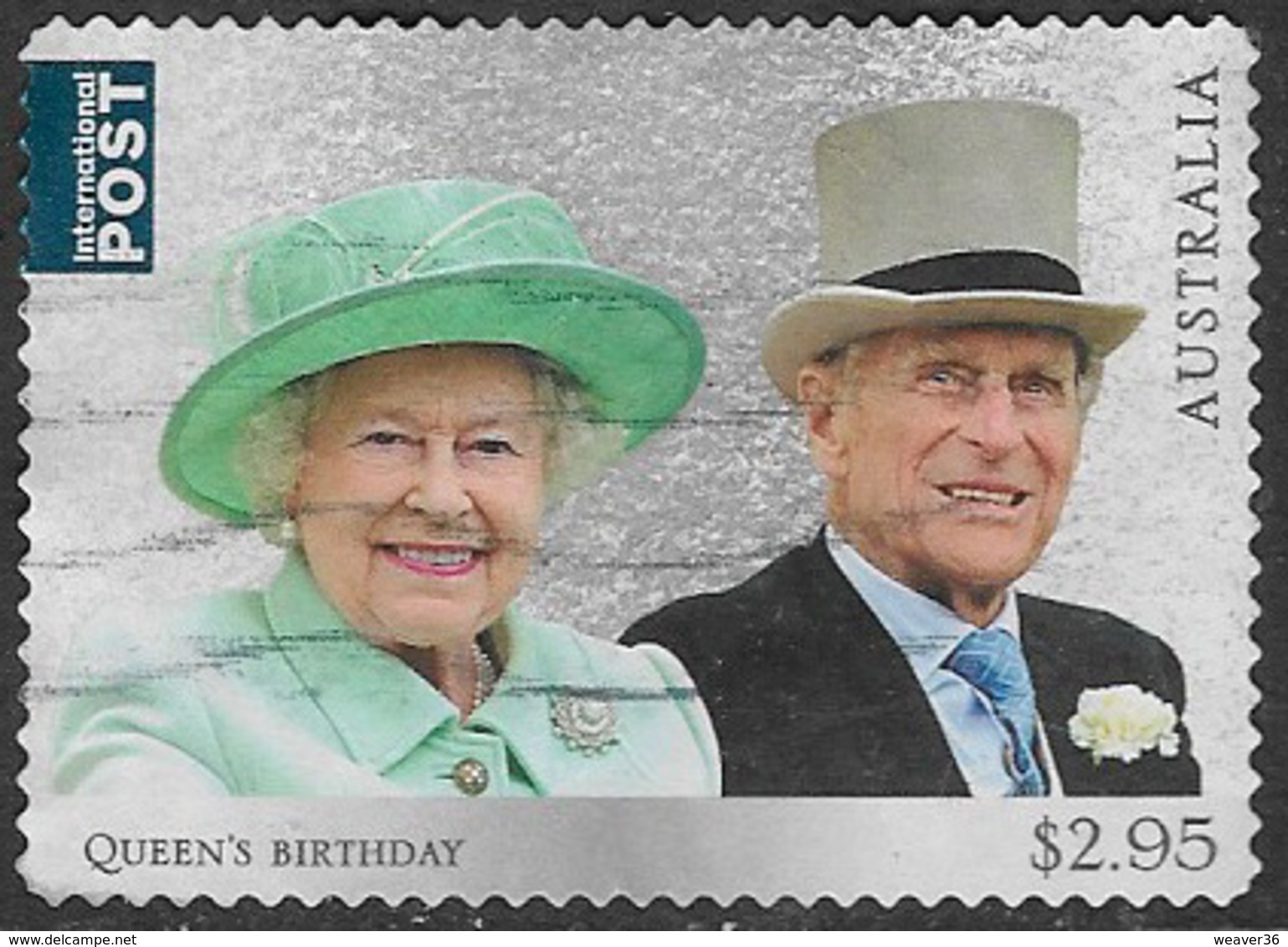 Australia 2017 Queen's Birthday $2.95 Self Adhesive Good/fine Used [37/31134/ND] - Oblitérés