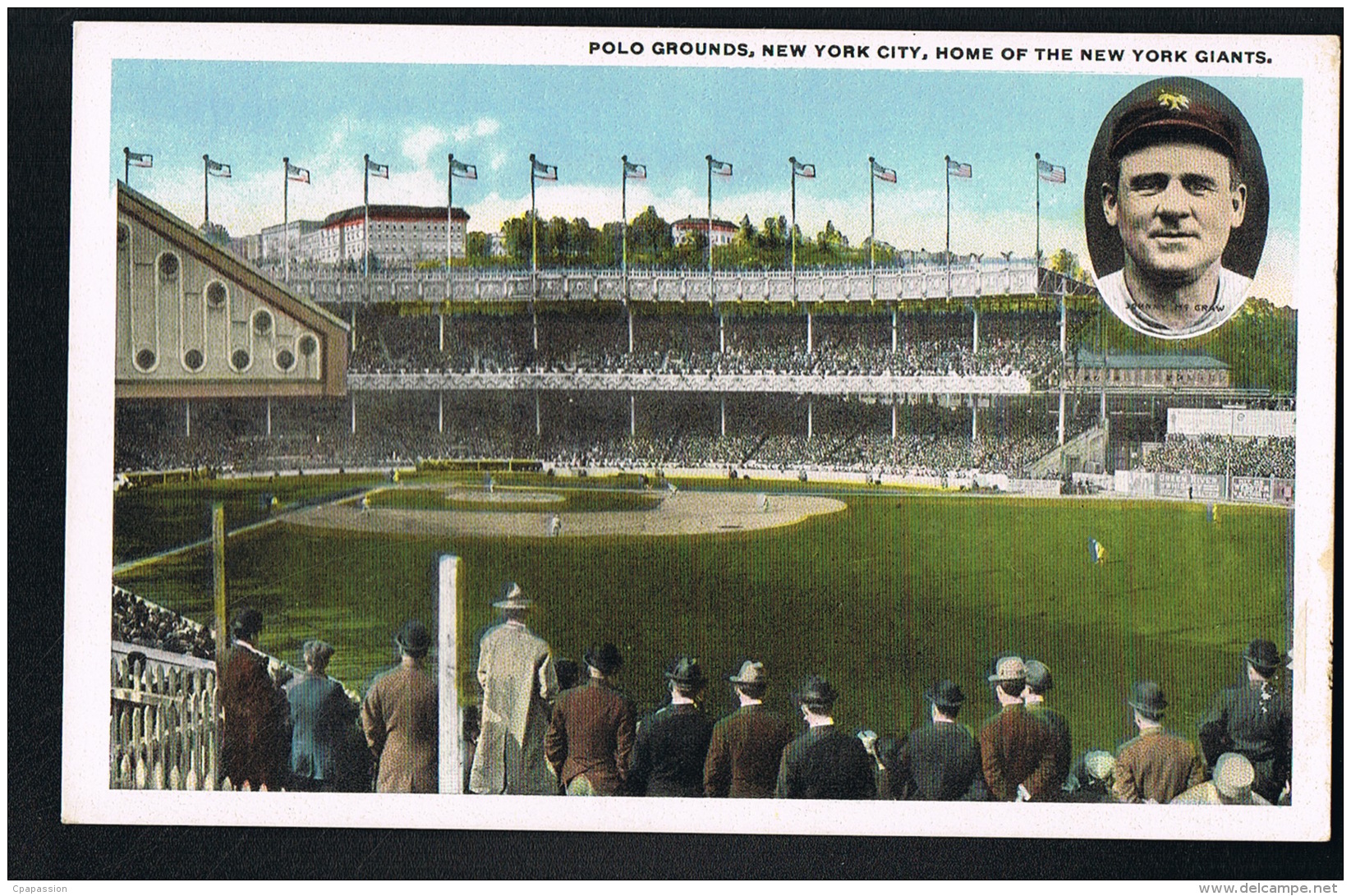 NEW YORK CITY-  Polo Grounds, Home Of The New York Giants - Recto Verso - Paypal Free - Stades & Structures Sportives