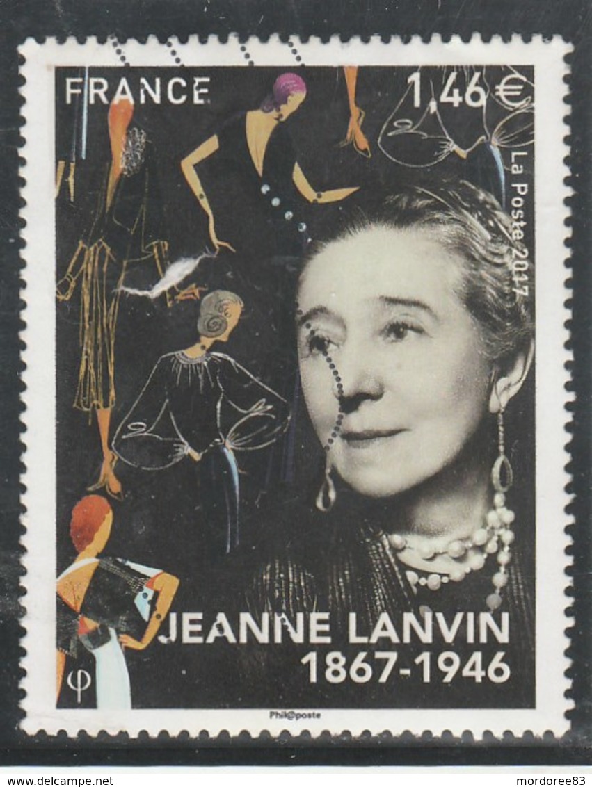 FRANCE 2017JEANNE LANVIN OBLITERE - YT 5170 - Used Stamps