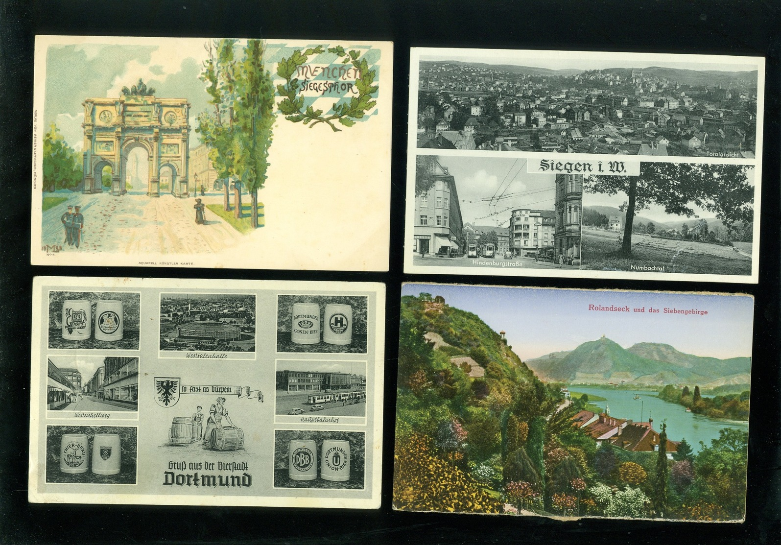 Beau lot de 60 cartes postales d' Allemagne Deutschland     Mooi lot van 60 postkaarten van Duitsland - 60 scans