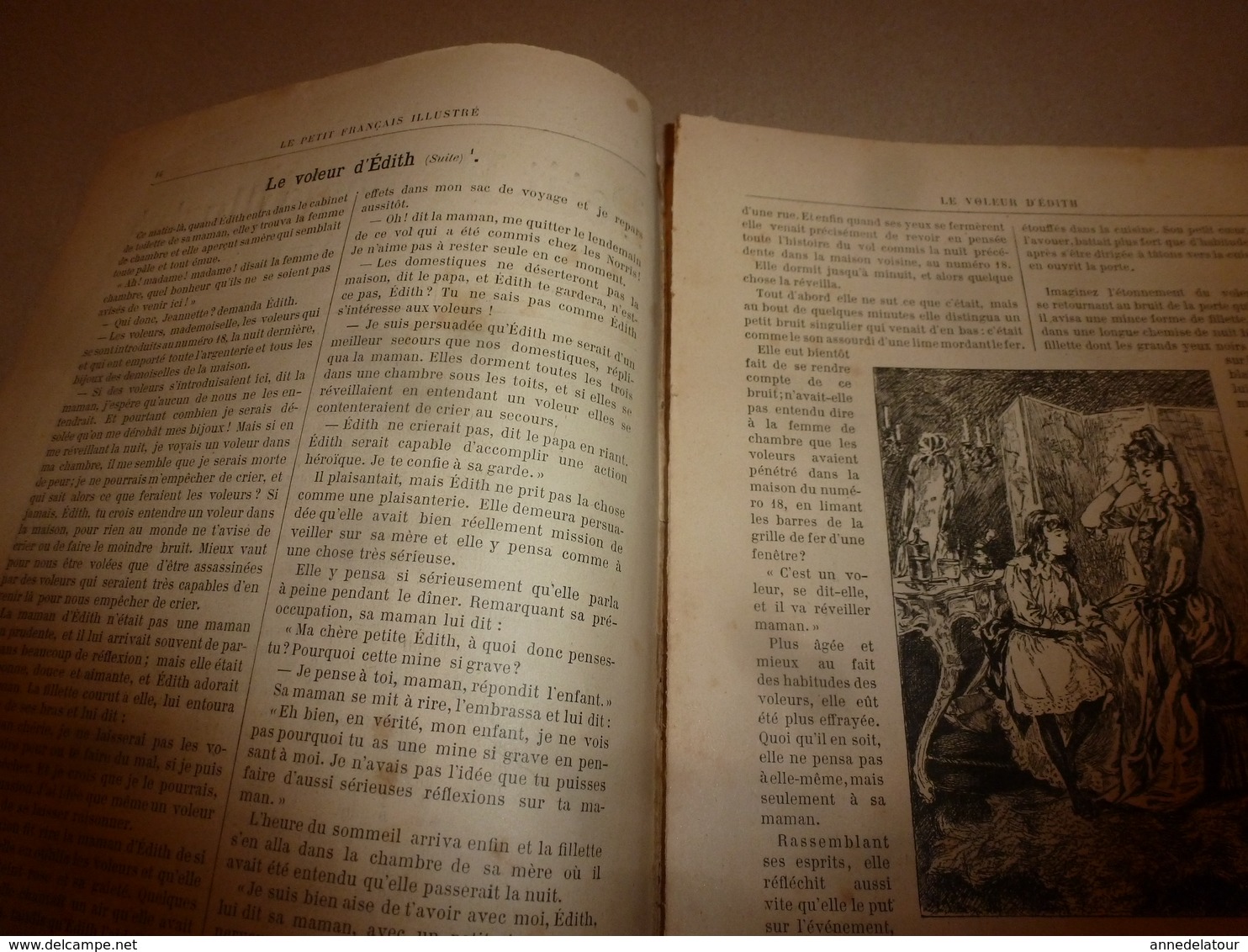 1890 Le Petit Français illustré ----> Louise Chanu sauve le petit  Baret tombé dans le Giers à Pont-de-Beauvoisin;etc