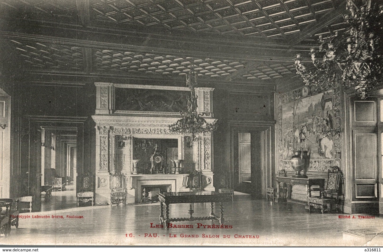 PAU LE GRAND SALON DU CHATEAU - Pau