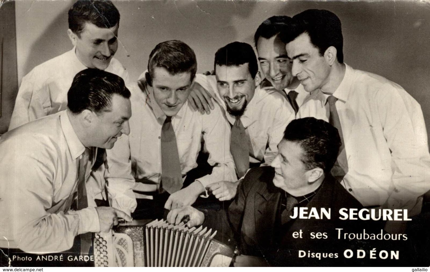 JEAN SEGUREL ET SES TROUBADOURS DEDICACE AU DOS - Music And Musicians