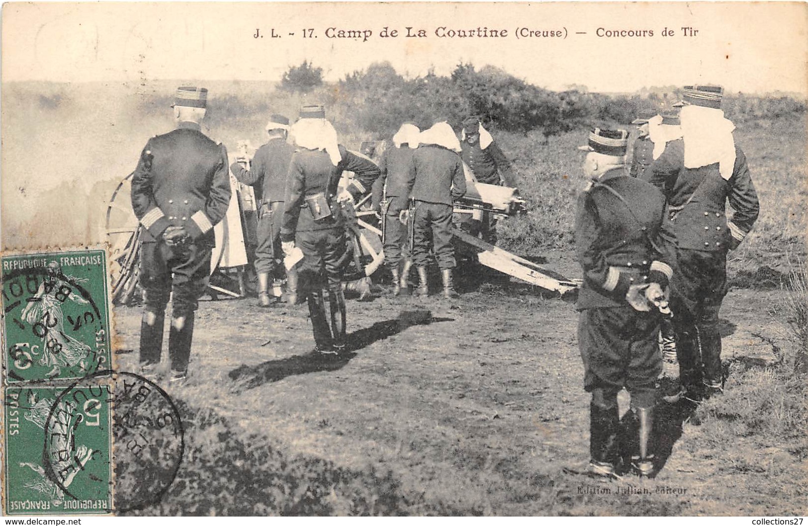 23-LA COURTINE- CAMP DE LA COURTINE, CONCOURS DE TIR - La Courtine