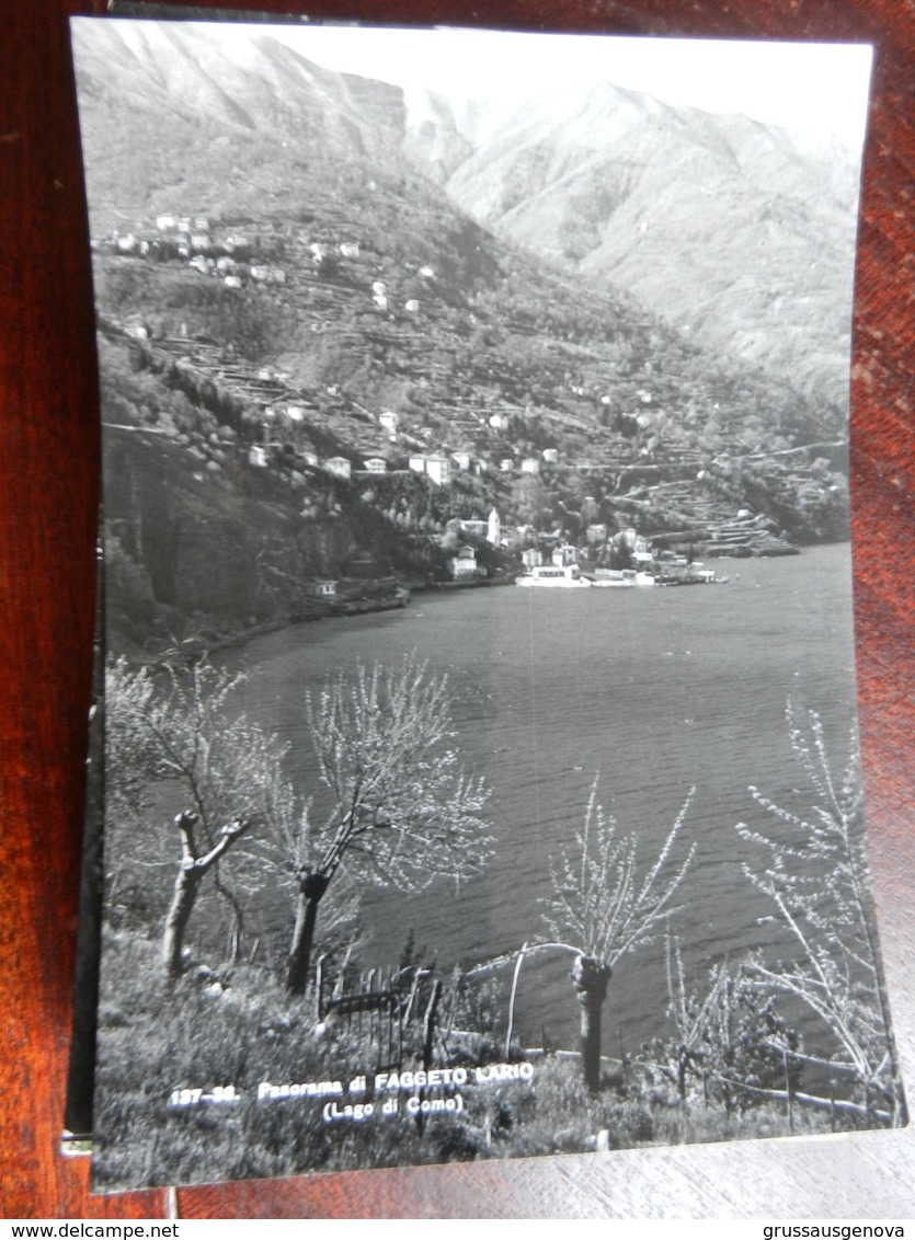 17784) COMO FAGGETO LARIO PANORAMA VIAGGIATA 1960 - Como