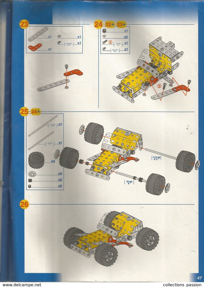 Catalogue MECCANO EVOLUTION 1 , 1995 , 47 Pages , 5 Scans , Frais Fr 2.95 E - Meccano