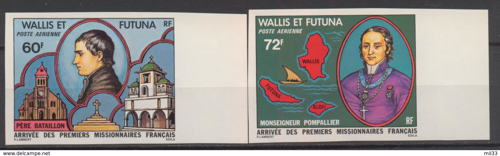 Non Dentelé Paire  De 1978 YT PA 82 Et 83 Sans Trace De Charnière - Unused Stamps