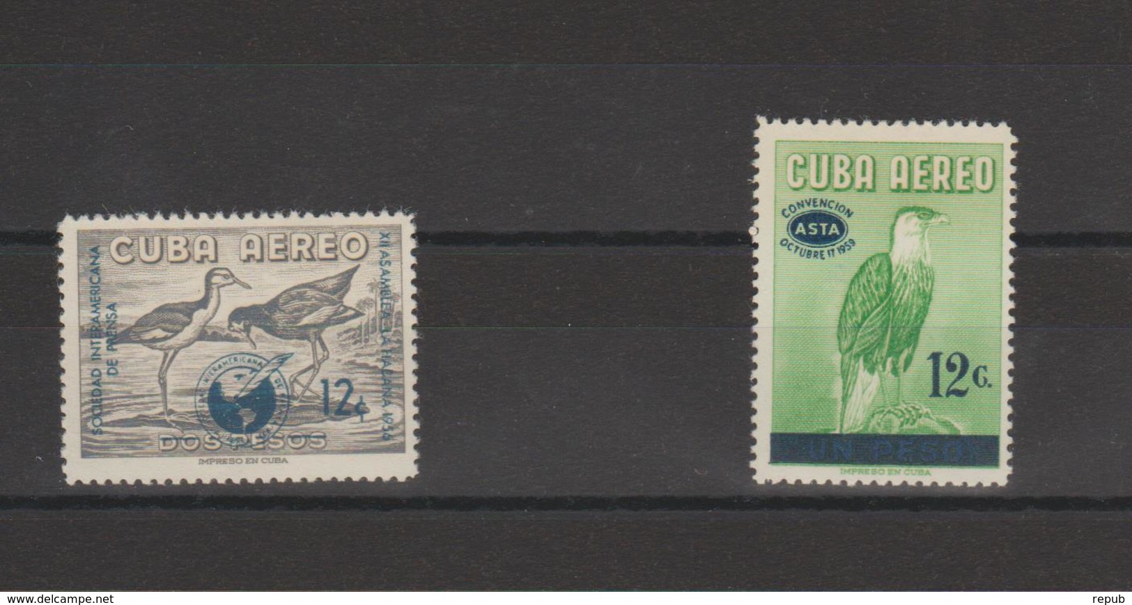 Cuba Oiseaux PA150 ** MNH Et PA198* - Poste Aérienne