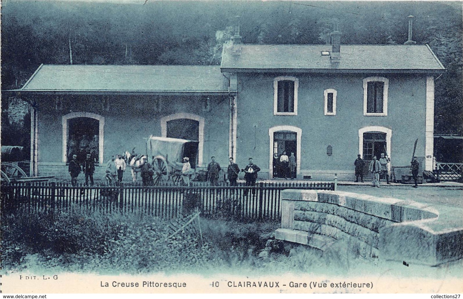 23-CLAIRAVAUX- GARE- VUE EXTERIEURE - Other & Unclassified