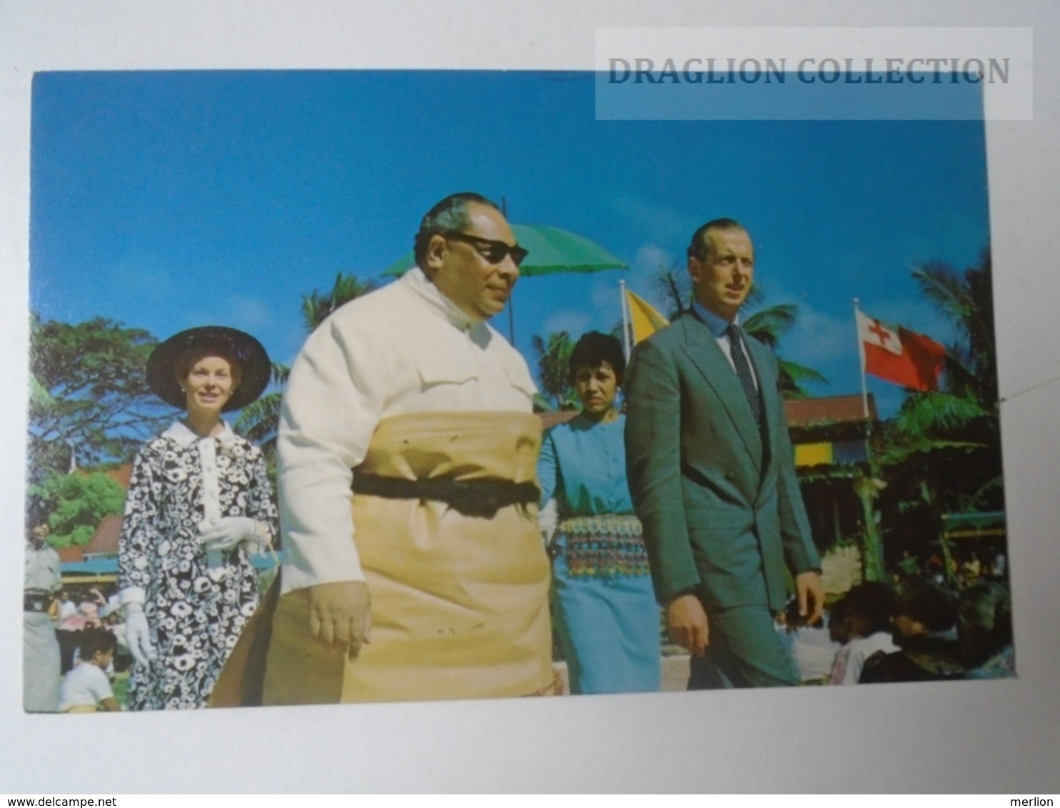 D159909   Kingdom Of Tonga - His Majesty King Tupou IV With Duke Of Kent - Tonga