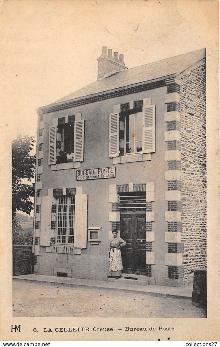 23-LA CELLETTE- BUREAU DE POSTE - Autres & Non Classés