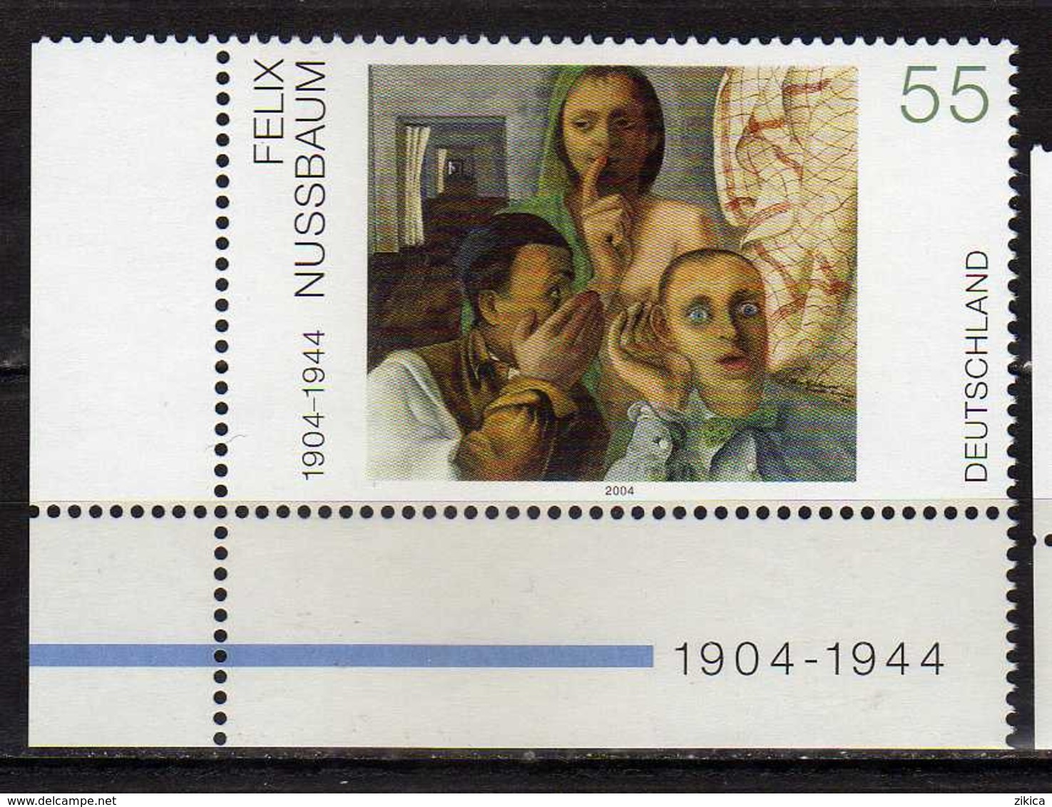 Germany 2004 Painting By Felix Nussbaum, 1904-1944. MNH - Nuovi