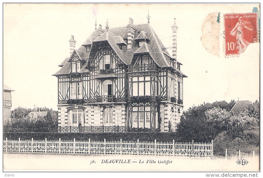 ***  14  ***   DEAUVILLE Villa Galiffet TTB éd ELD - Deauville