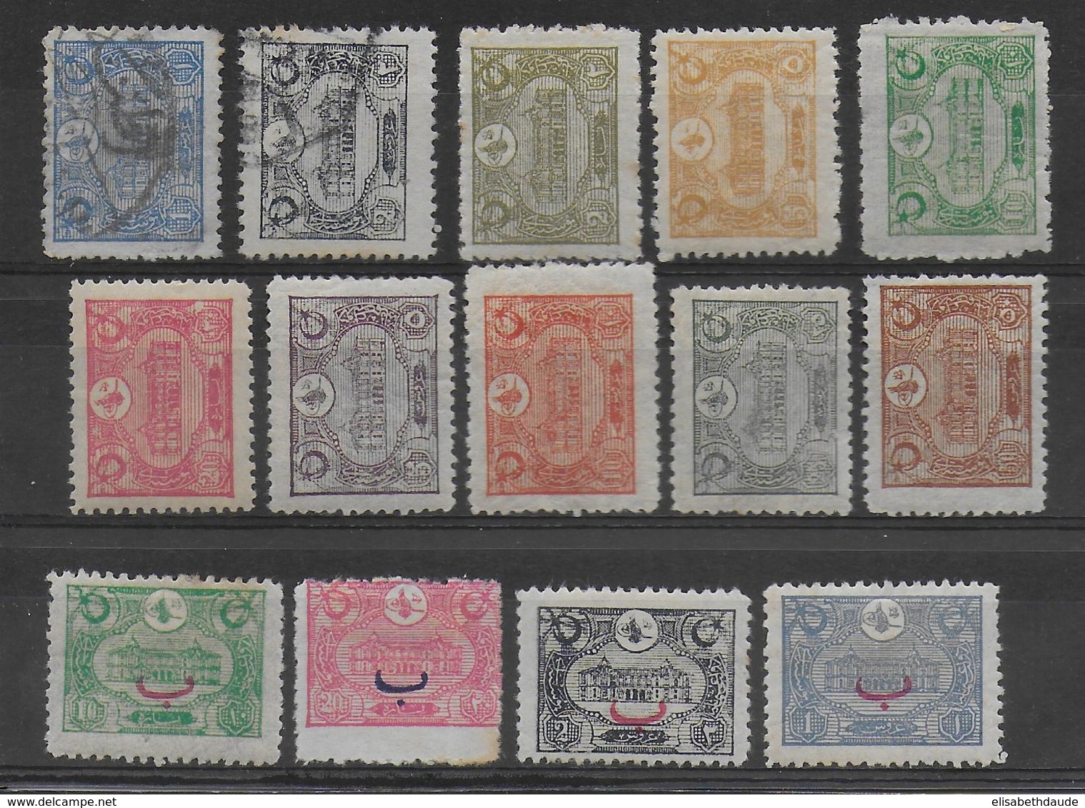 TURQUIE - 1913 - YT 160/173 * (164 ET 165 OBLITERES) - COTE = 170 EUR - Unused Stamps