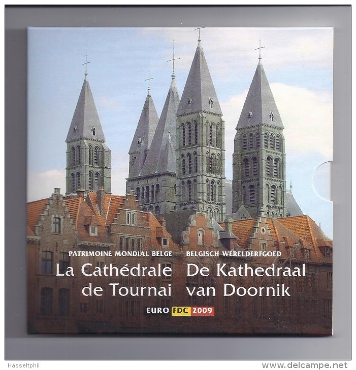 BELGIE -BELGIQUE EUROMUNTEN BU-set 2009 - De Kathedraal Van Doornik - Belgique