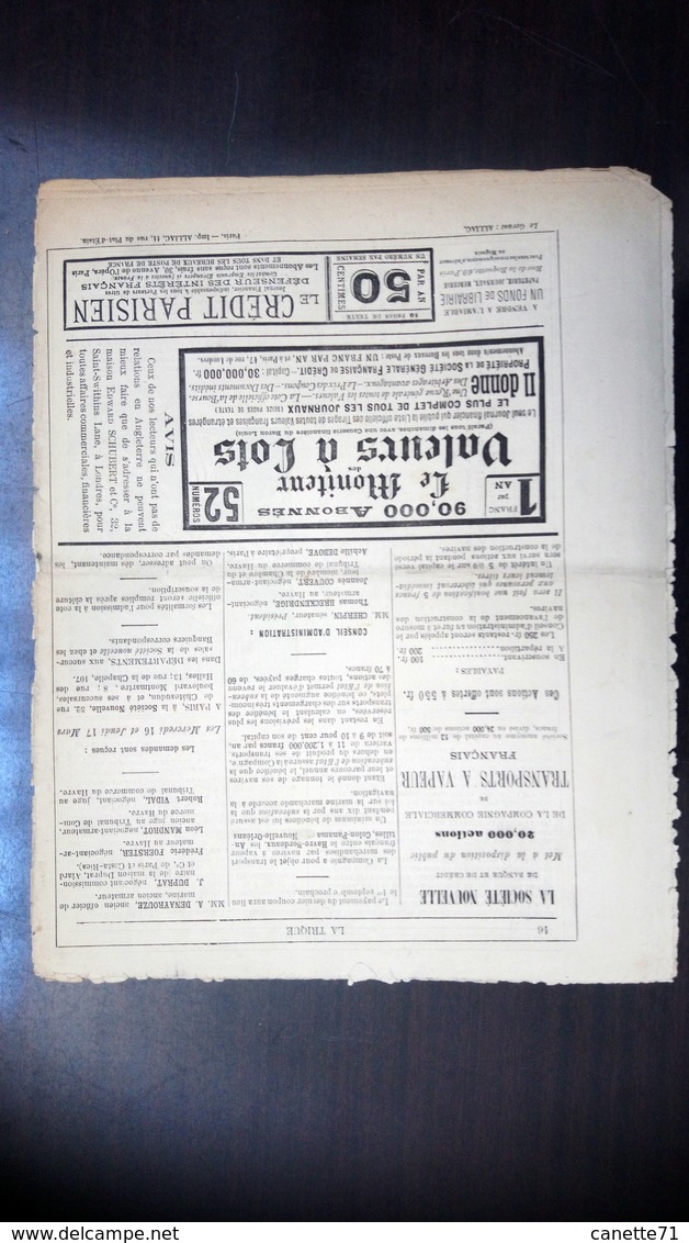 La Trique N°10 - Vendredi 11 Mars 1881 - 1850 - 1899