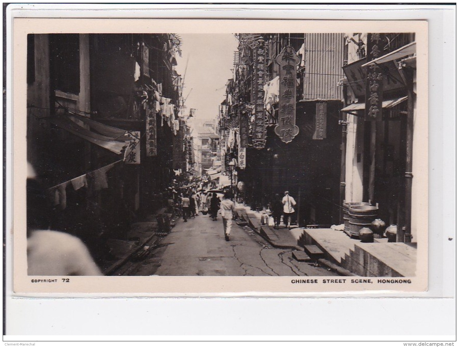 CHINE - HONG KONG : Chinese Street Scene (1930 Circa) - Very Good Condition - Chine (Hong Kong)