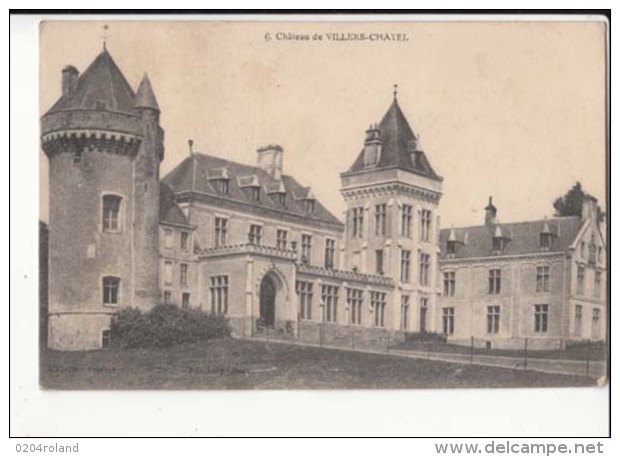 France 62 - Château De Villers Chatel-  Achat Immédiater Avril - Autres & Non Classés