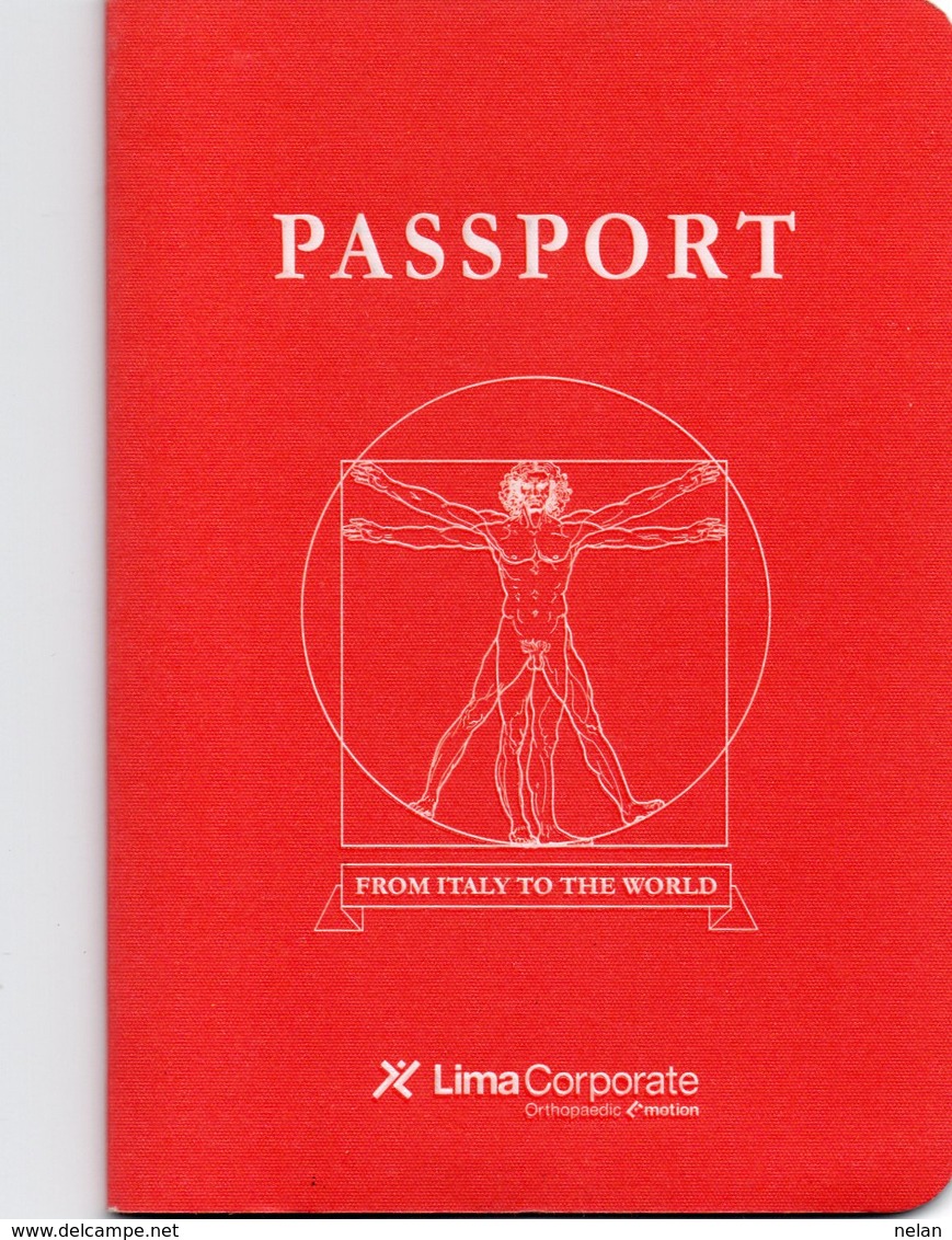 PASSPORT -LIMA CORPORATE-FROM ITALY TO THE WORLD-7 SCAN. - Documenti Storici