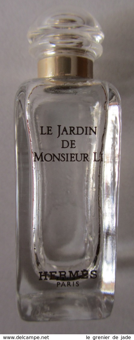 Miniature Eau De Toilette HERMES Le Jardin De Monsieur Li 7.5 Ml Collector Vide - Miniatures Femmes (sans Boite)