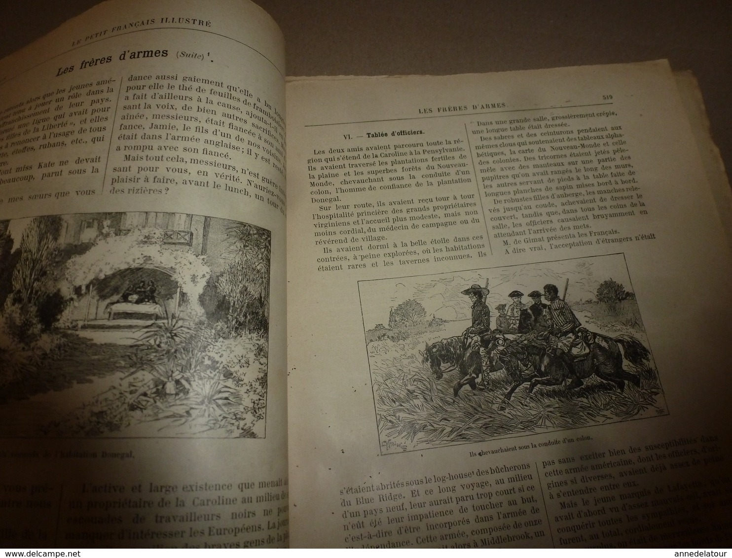 1890 Le Petit Français illustré : L'autruche-monture;Un américain trav. la Manche à nage de Boulogne à Folkestonne ; etc