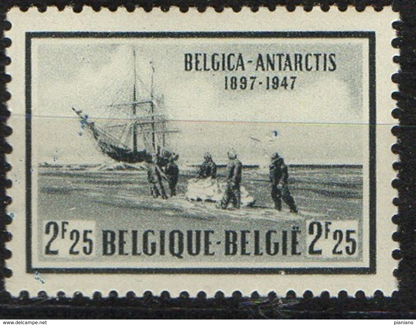 PIA - BEL -  1947 -  50° Anniversario Della Spedizione Antartica "Belgica" -  (Yv  749-50) - Unused Stamps