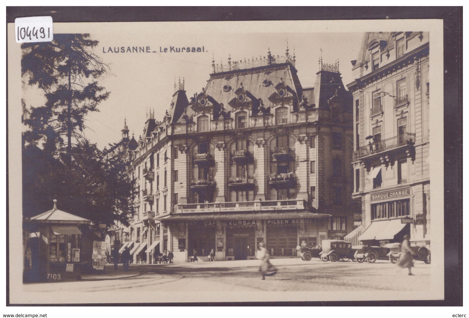 LAUSANNE - LE KURSAAL - TB - Lausanne