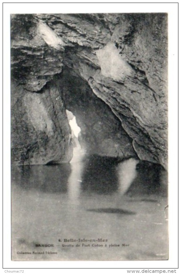 (56) 832, Belle Ile En Mer Bangor, Féchant 6, Grotte De Port Coton à Pleine Mer - Belle Ile En Mer