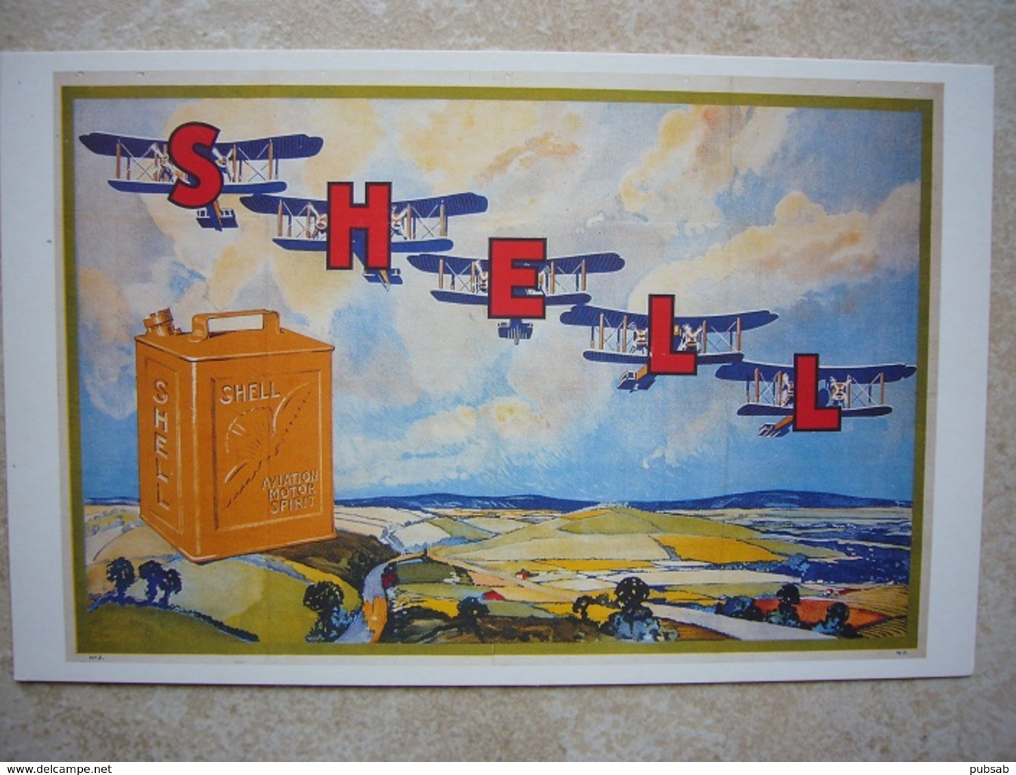 Avion / Airplane / IMPERIAL AIRWAYS / Handley Page W-8b / Reproductions From Original Shell Poster / 1994 - 1919-1938: Between Wars