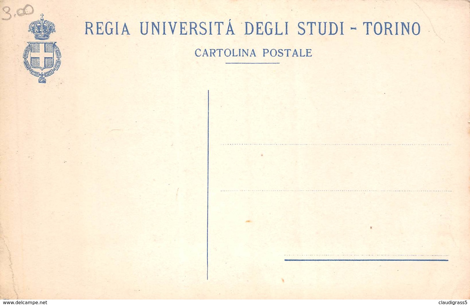 0090 " TORINO - REGIA UNIVERSITA' DEGLI STUDI DI TORINO - CORTILE "  - CART. ORIG.   NON SPED. - Education, Schools And Universities