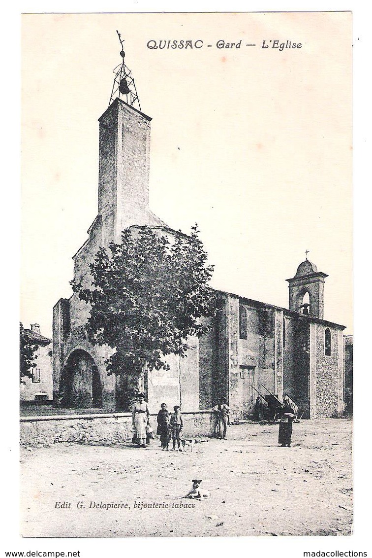 Quissac (30 - Gard) L'église - Quissac