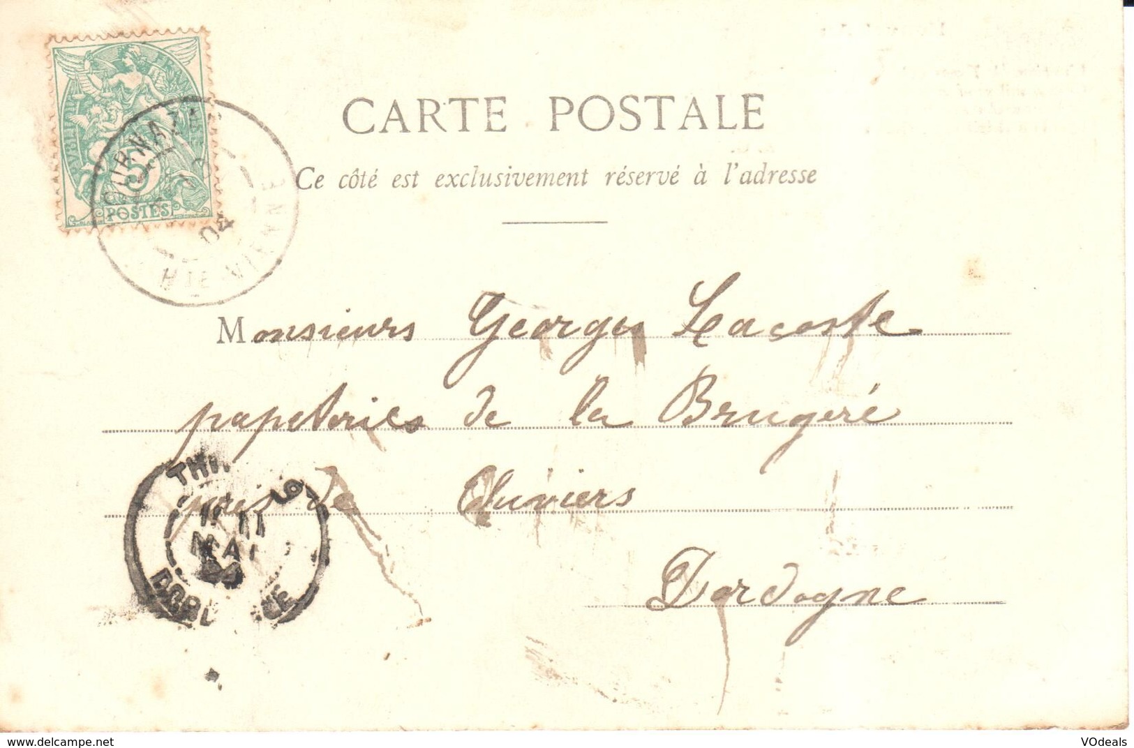 Cartes Postales - Thèmes - Fêtes - Voeux - Nouvel An 1904 - Néant 1903 - L'Impitoyable Temps... - Nouvel An