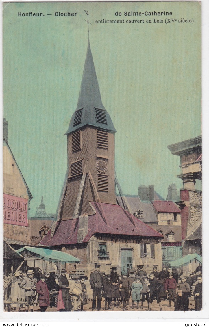 Calvados - Honfleur - Clocher De Sainte-Catherine Entièrement Couvert En Bois (XVe Siècle) - Honfleur