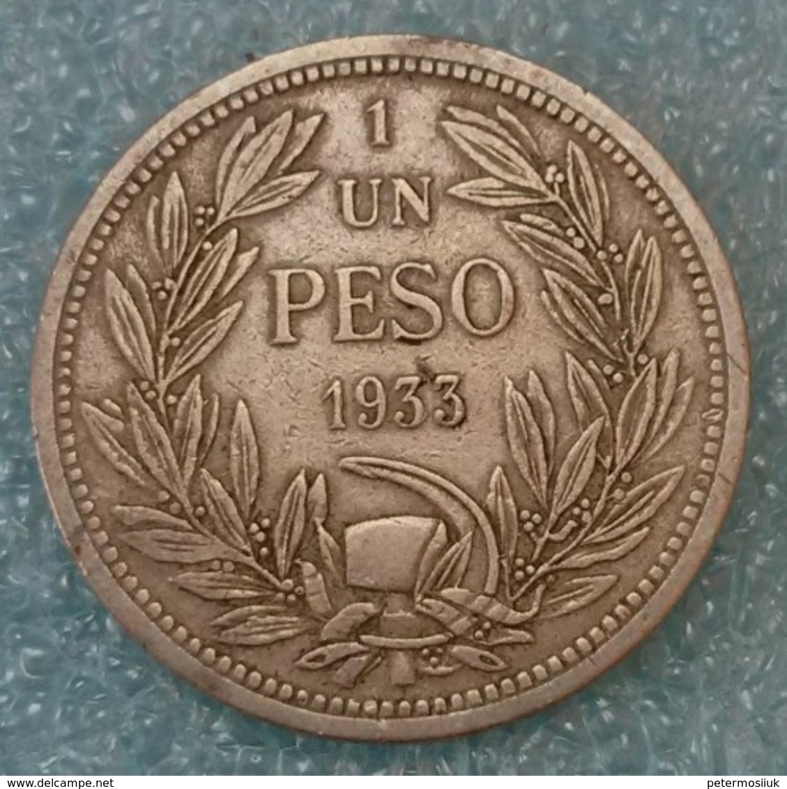 Chile 1 Peso, 1933 -1936 - Chile