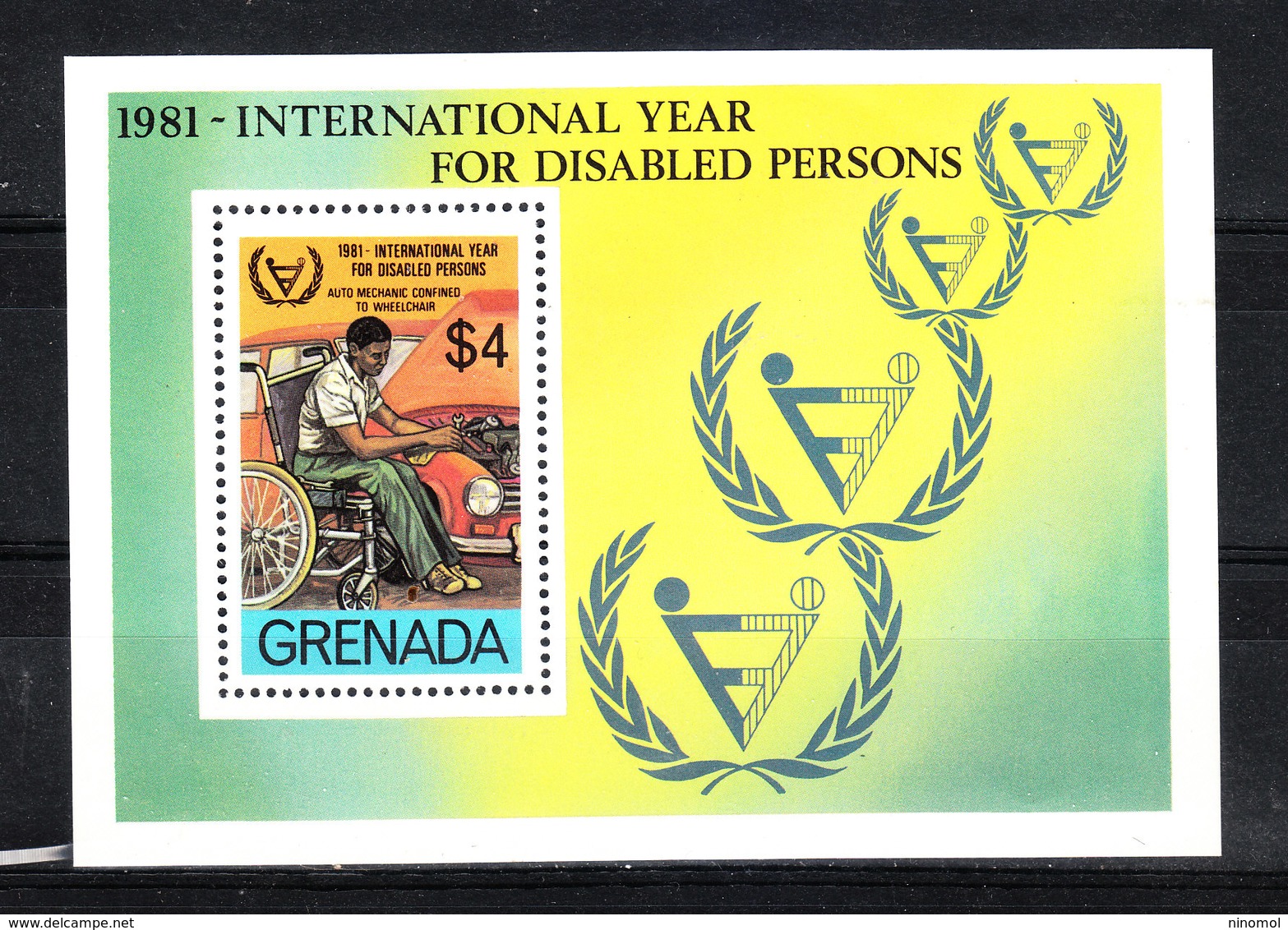 Grenada   -  1982. Disabile Meccanico Auto. Disabled Car Mechanic. MNH - Handicap