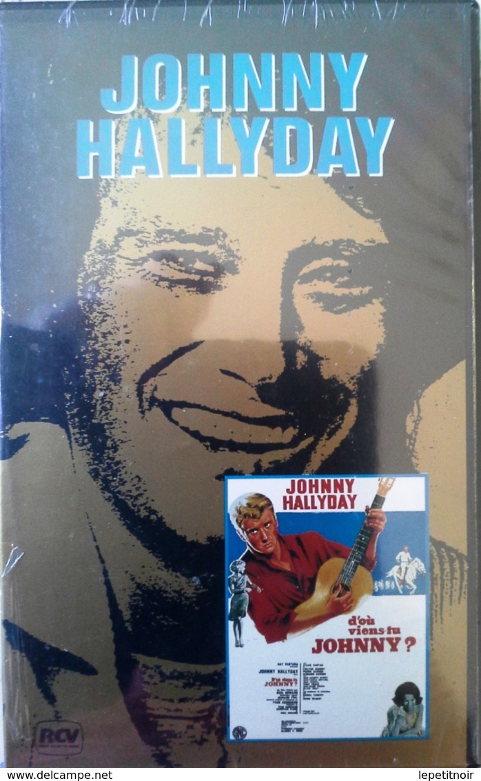 K7 VHS Neuve Johnny Hallyday D’où Viens Tu Johnny ? Objet Colector - Policiers