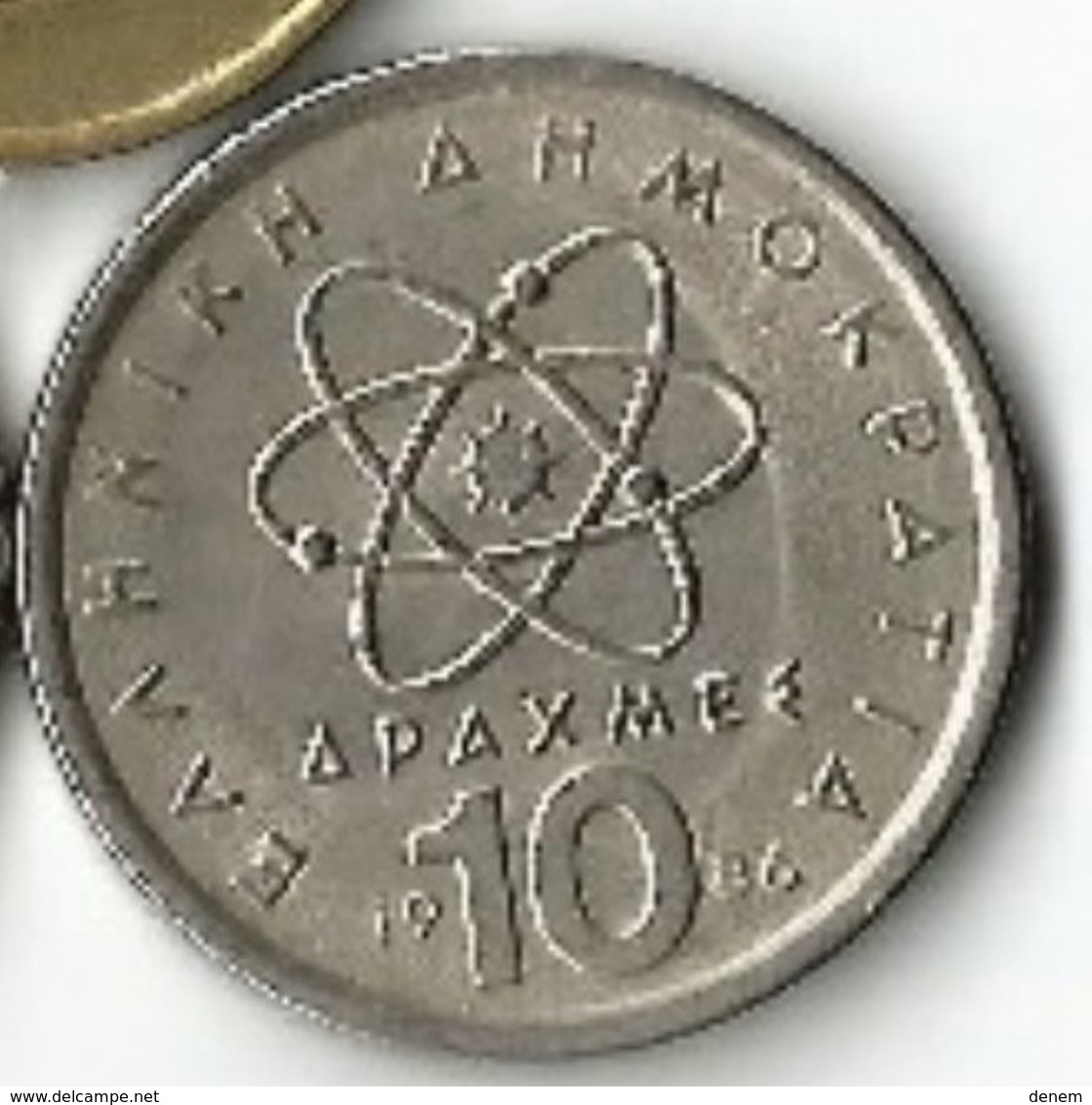 Pièce De Monnaie - Grèce - 10 Drachmes - 1986 - Grecia