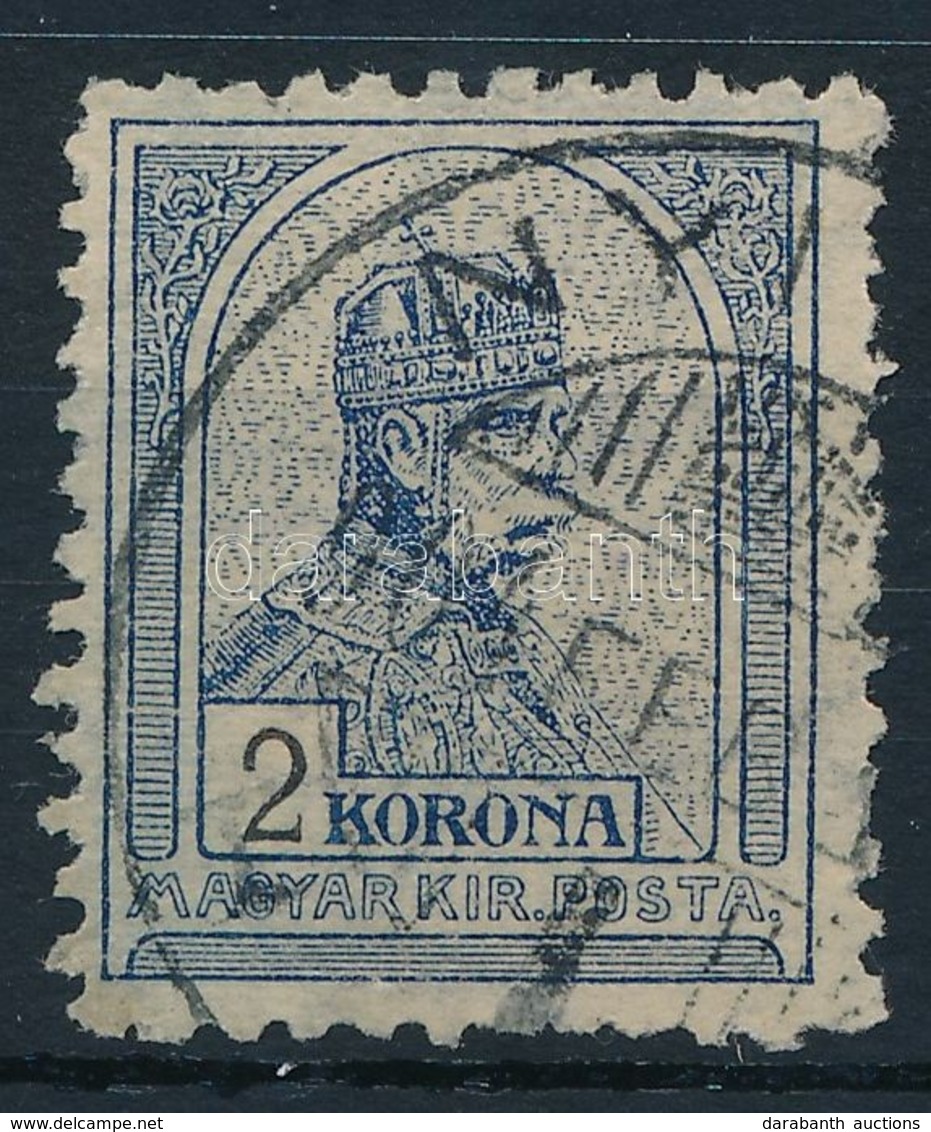 O 1900 Turul 2K 11 1/2 Fogazással (foghibák / Perf. Faults) - Altri & Non Classificati