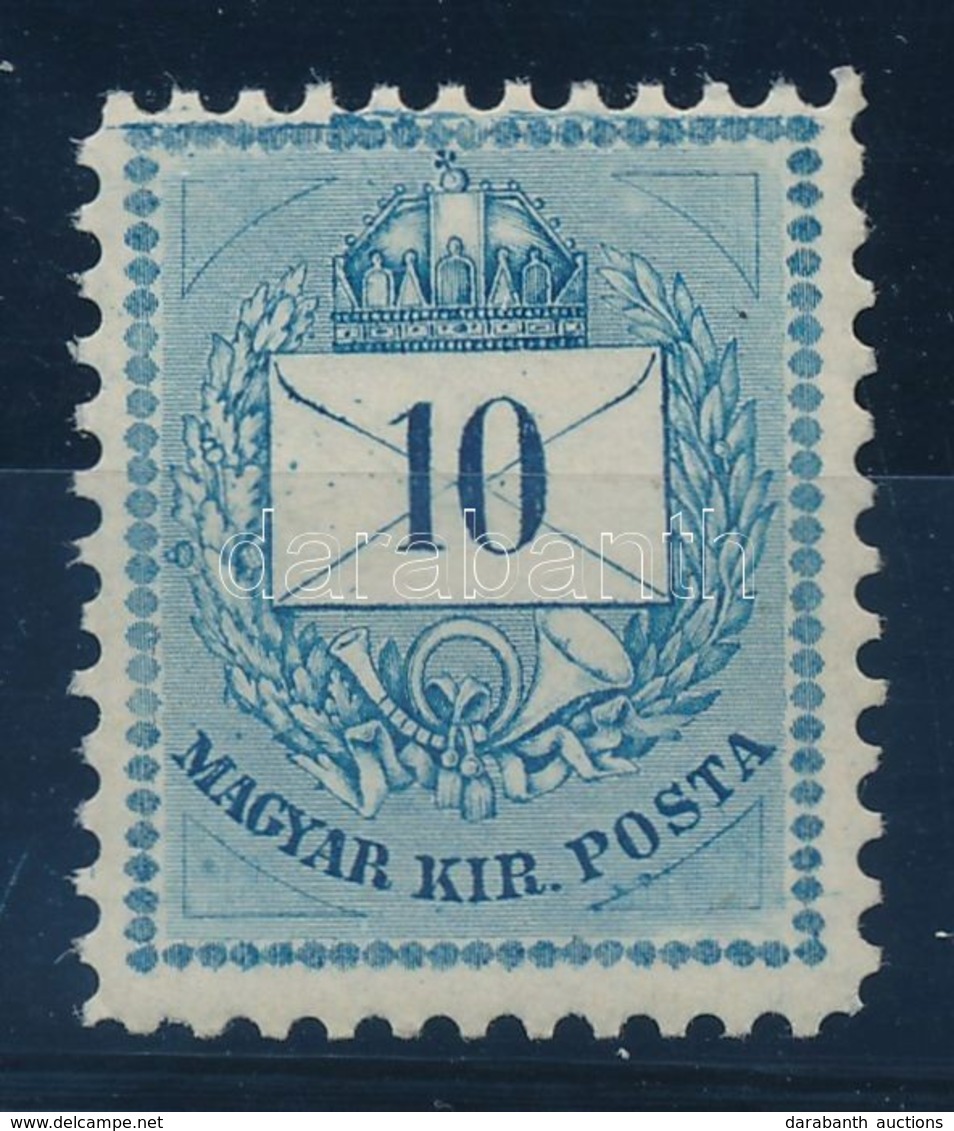 ** 1874 10kr 11 1/2 Fogazással, Luxus Darab RRR (36.000) - Other & Unclassified