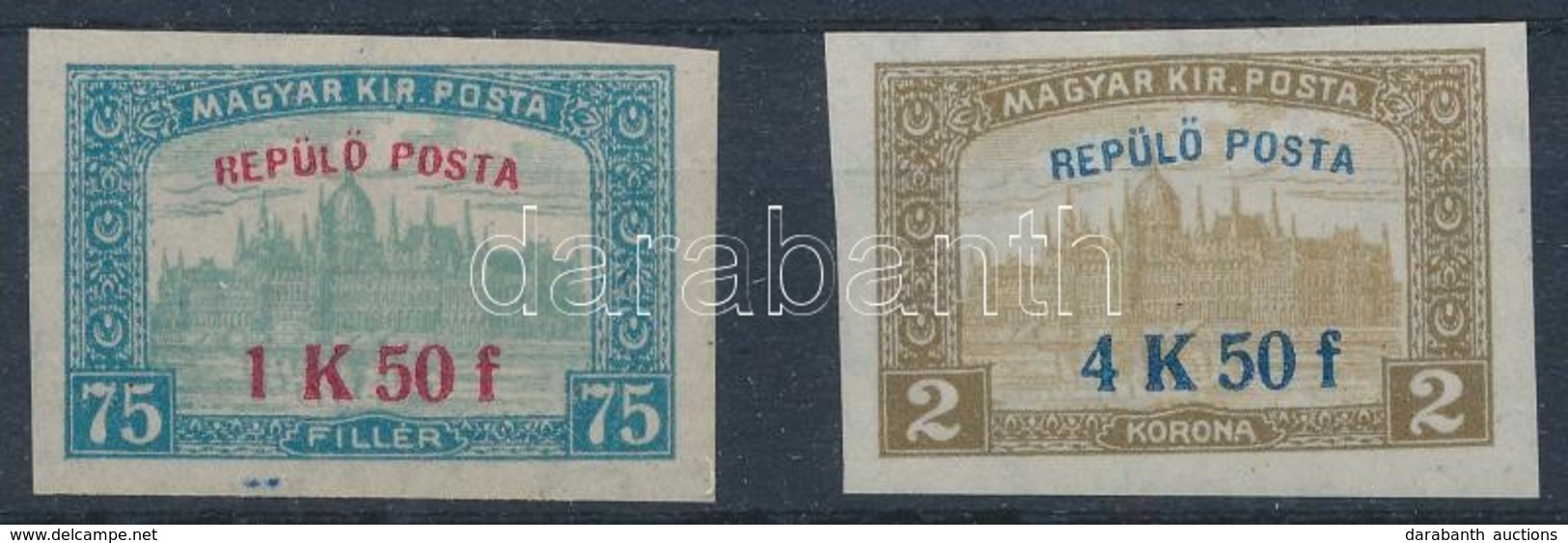 ** 1918 Repül? Posta Vágott Sor - Other & Unclassified