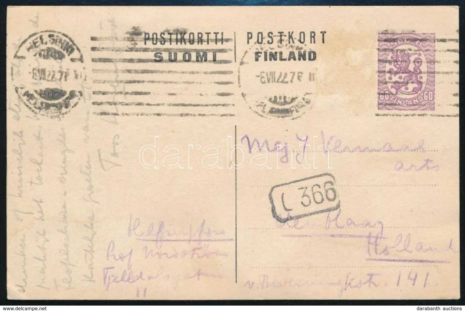 Finnország 1922 - Otros & Sin Clasificación