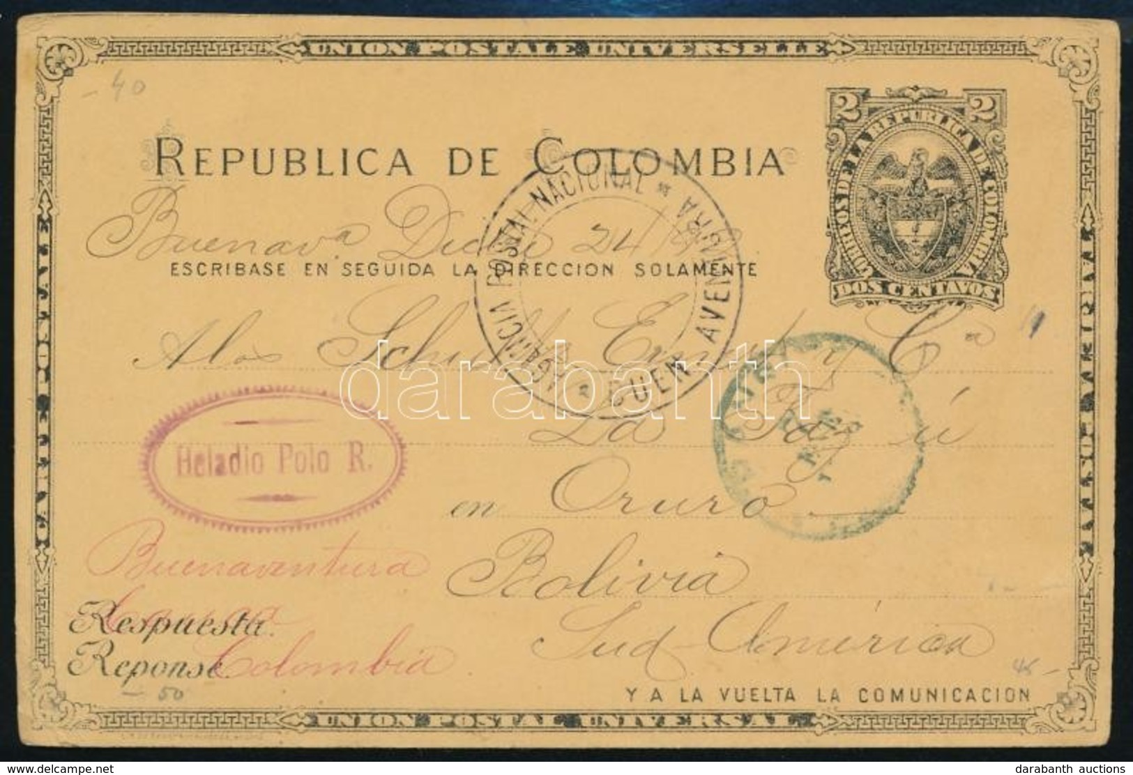 Kolumbia ~1898 - Otros & Sin Clasificación