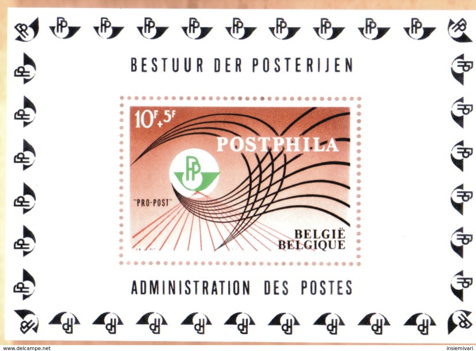 Belgio 1967 Postphila ESPOSIZIONE PRO Posta . - Otros & Sin Clasificación