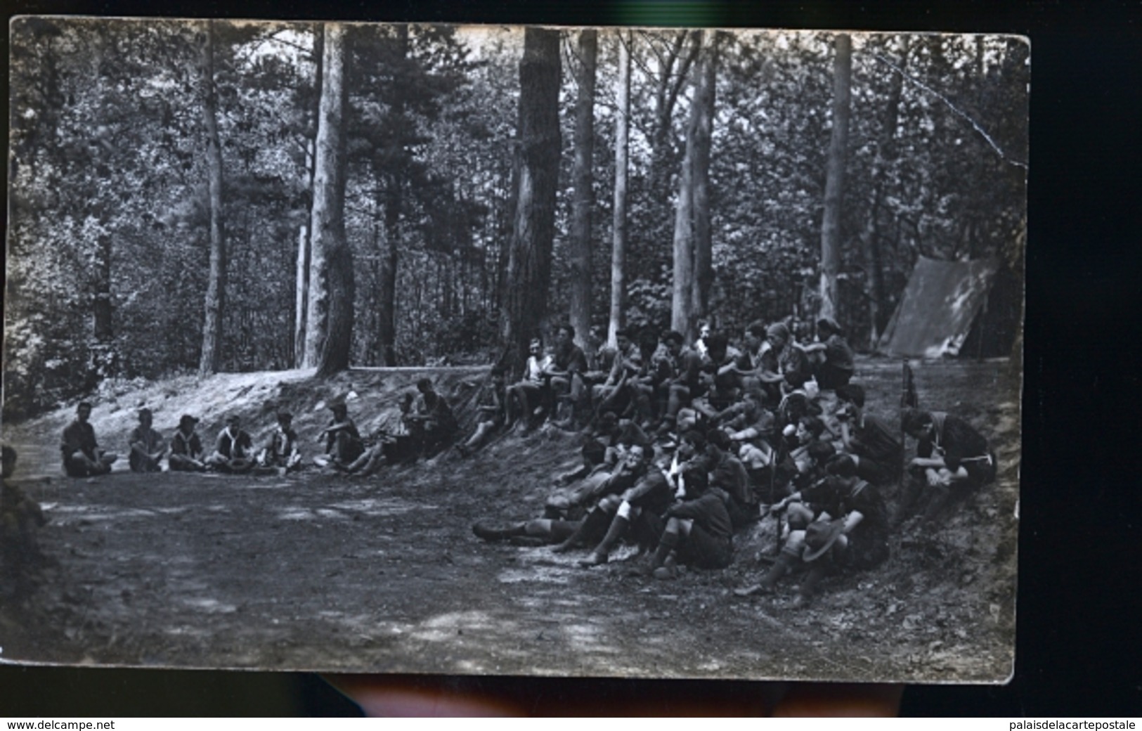 SCOUTES  PHOTO CARTE 1943 - Scoutisme