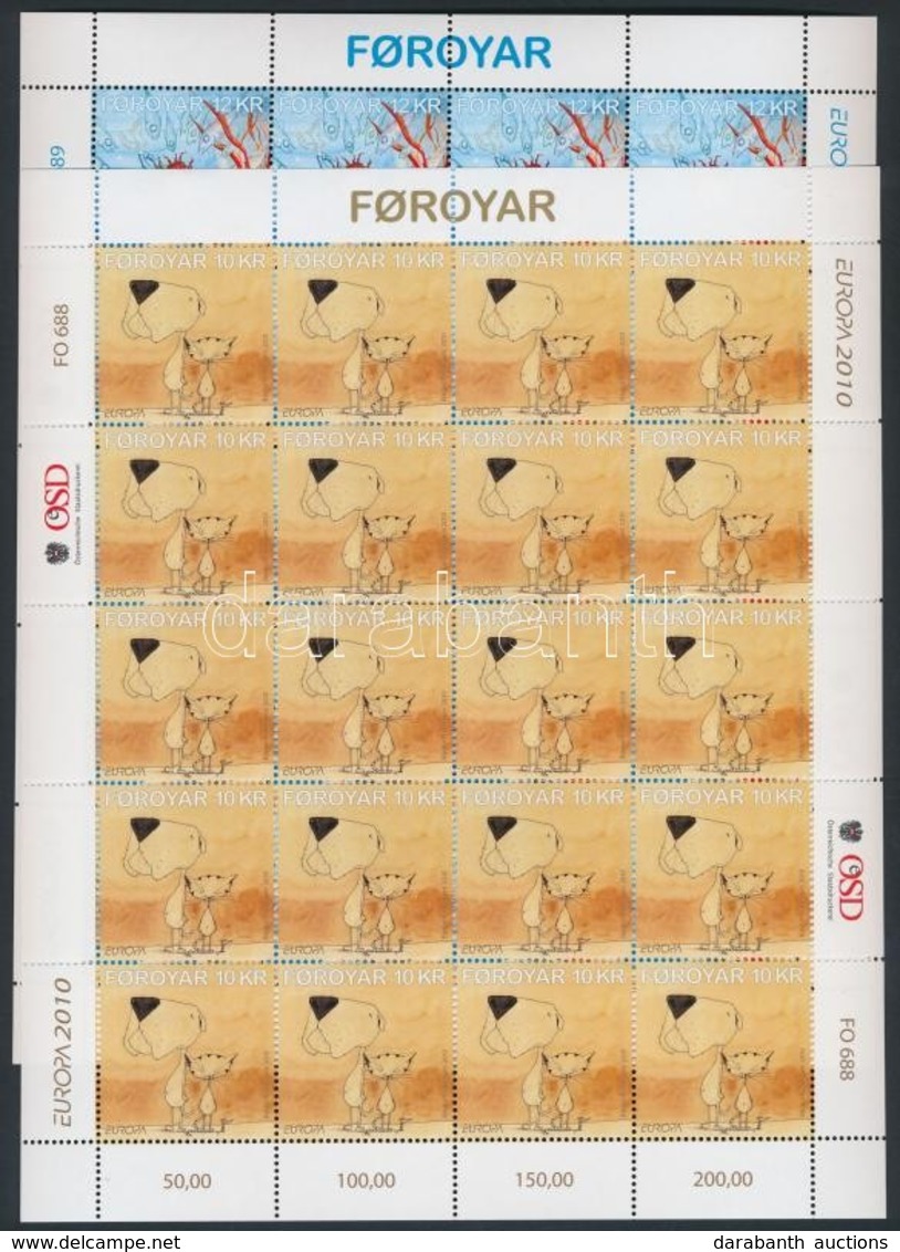 ** 2010 Europa CEPT Gyermekkönyvek Kisívsor Mi 698-699 - Other & Unclassified