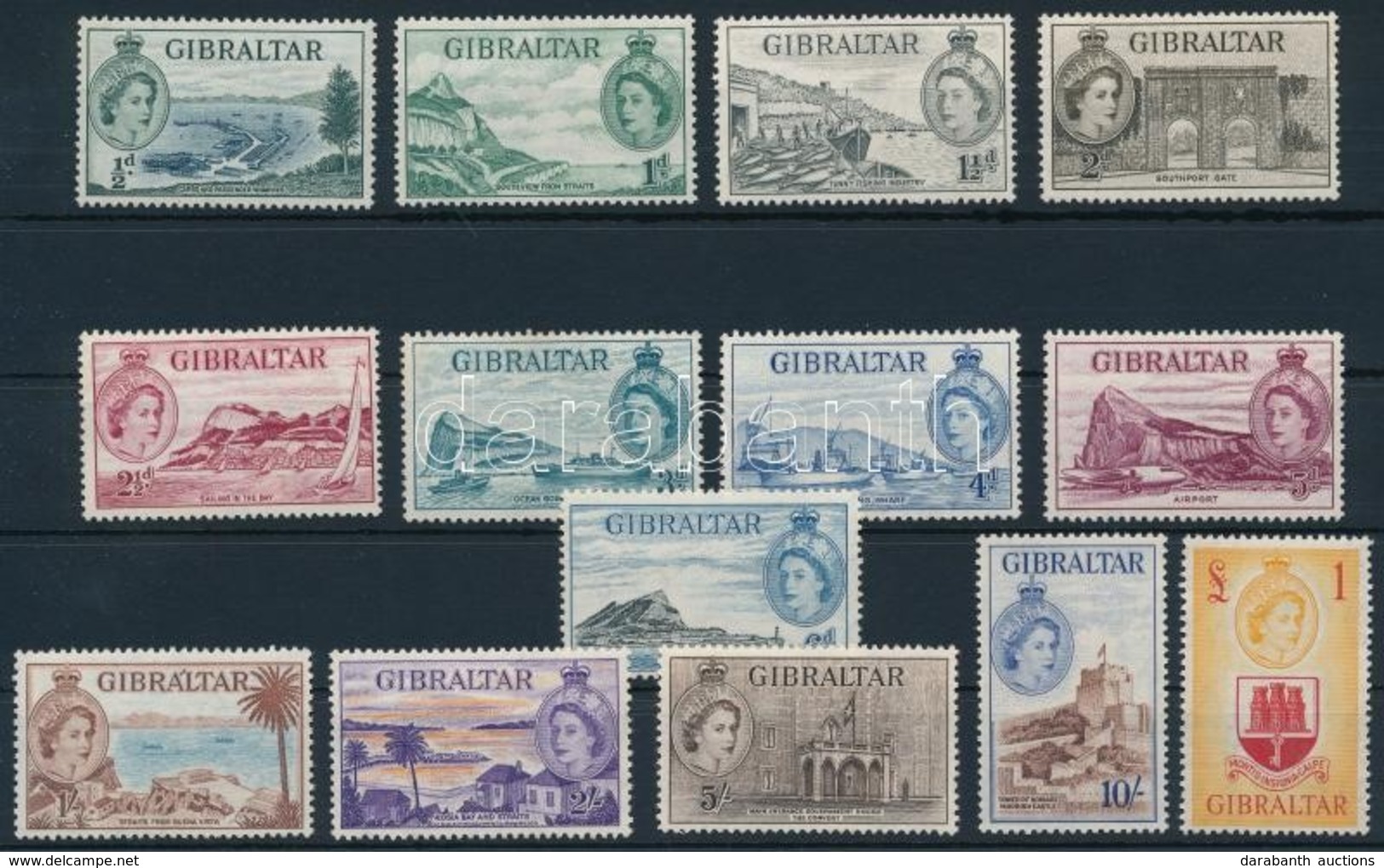 ** 1953 Forgalmi Sor Mi 134-147 - Other & Unclassified