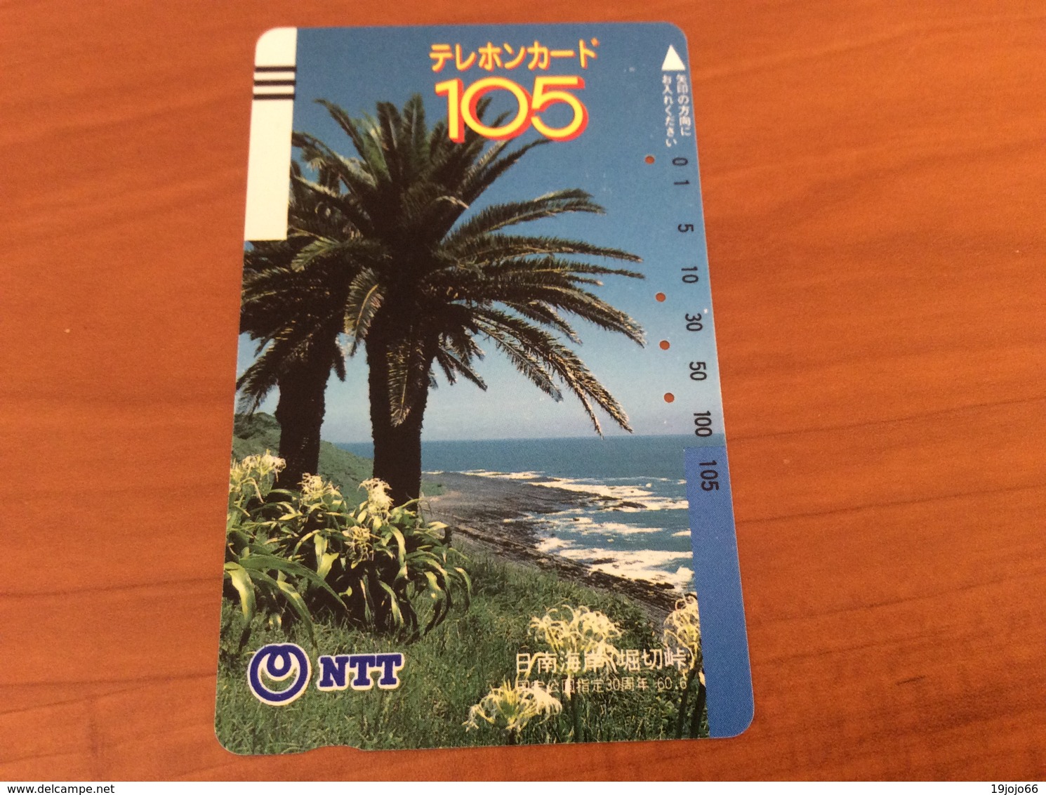 Front Coded Card -  Barcode Card Japan / Nippon - Palm And Beach -  Year 1985-1987 - Fine Used - Japan