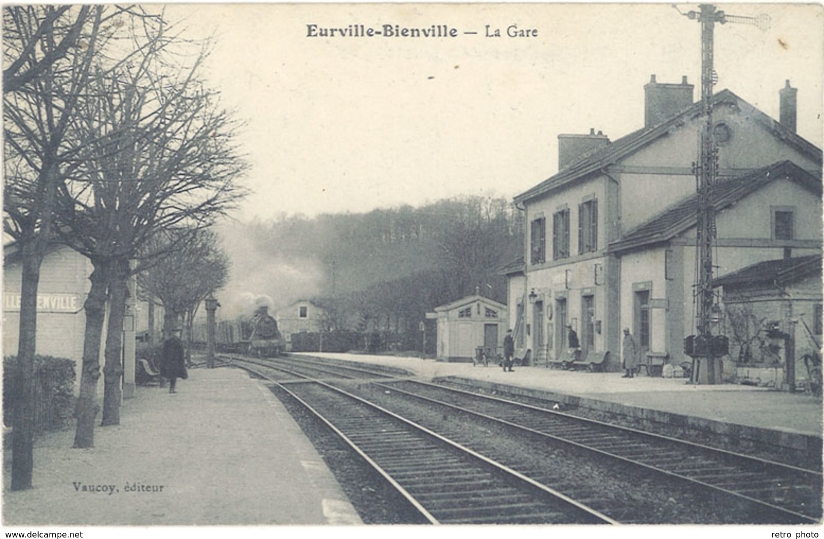 Cpa 52 – Eurville-Bienville – La Gare - Autres & Non Classés