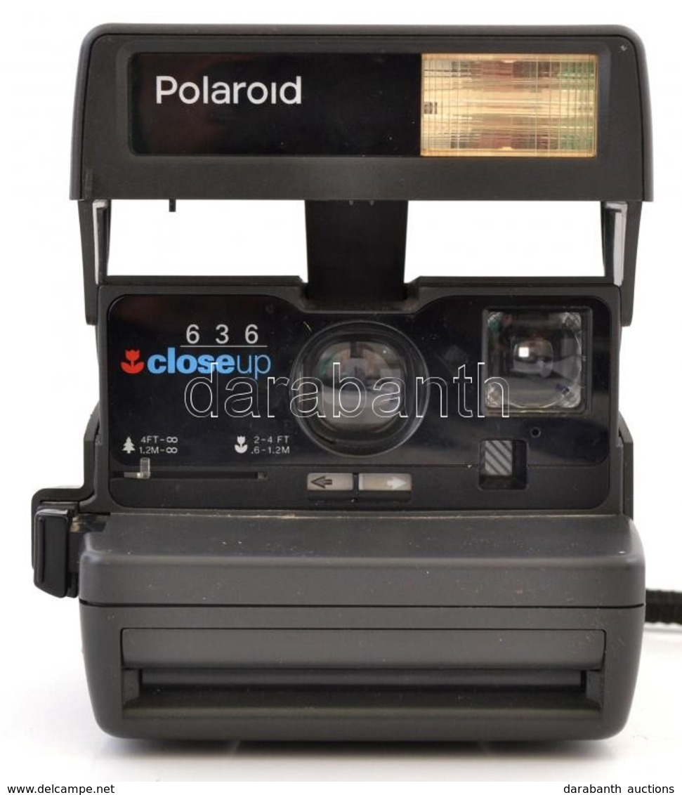 Polaroid 636 Closeup Fényképez?gép, Jó állapotban / Vintage Polaroid Instant Film Camera, In Good Condition - Cámaras Fotográficas